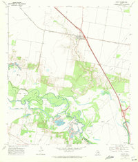 Download a high-resolution, GPS-compatible USGS topo map for Edroy, TX (1972 edition)