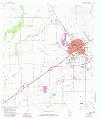Download a high-resolution, GPS-compatible USGS topo map for El Campo, TX (1983 edition)