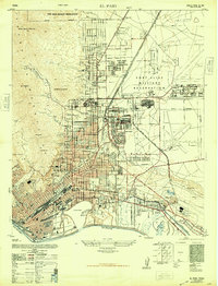 1948 Map of El Paso