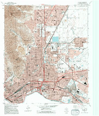 Download a high-resolution, GPS-compatible USGS topo map for El Paso, TX (1994 edition)