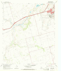 preview thumbnail of historical topo map of Howard County, TX in 1966