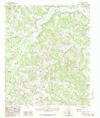 Download a high-resolution, GPS-compatible USGS topo map for Elderville, TX (1983 edition)