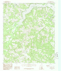 Download a high-resolution, GPS-compatible USGS topo map for Elderville, TX (1987 edition)
