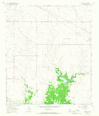 Download a high-resolution, GPS-compatible USGS topo map for Eldorado SW, TX (1966 edition)