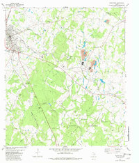 Download a high-resolution, GPS-compatible USGS topo map for Elgin East, TX (1982 edition)