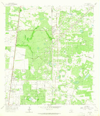 Download a high-resolution, GPS-compatible USGS topo map for Ella, TX (1965 edition)