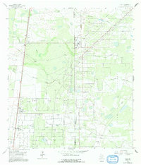 Download a high-resolution, GPS-compatible USGS topo map for Ella, TX (1991 edition)