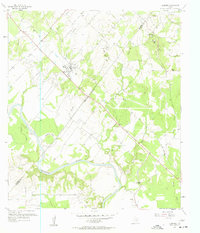 Download a high-resolution, GPS-compatible USGS topo map for Ellinger, TX (1958 edition)