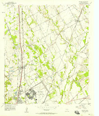 Download a high-resolution, GPS-compatible USGS topo map for Elm Mott, TX (1958 edition)