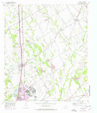 Download a high-resolution, GPS-compatible USGS topo map for Elm Mott, TX (1977 edition)