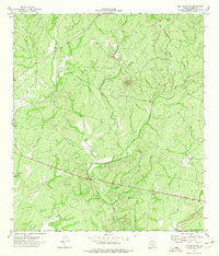 Download a high-resolution, GPS-compatible USGS topo map for Elm Mountain, TX (1976 edition)