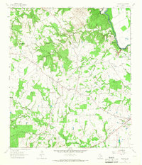 preview thumbnail of historical topo map of Madison County, TX in 1964