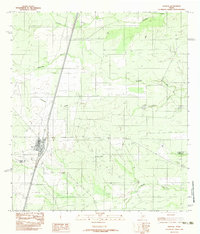 Download a high-resolution, GPS-compatible USGS topo map for Encinal, TX (1982 edition)