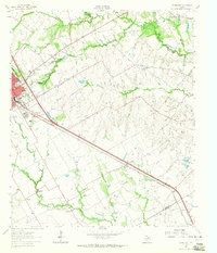 Download a high-resolution, GPS-compatible USGS topo map for Ennis East, TX (1965 edition)
