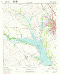 Download a high-resolution, GPS-compatible USGS topo map for Ennis West, TX (1978 edition)