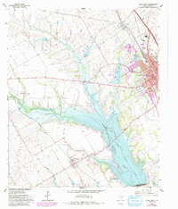 Download a high-resolution, GPS-compatible USGS topo map for Ennis West, TX (1993 edition)