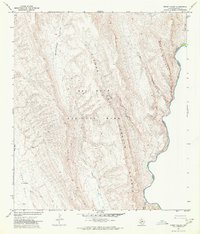 Download a high-resolution, GPS-compatible USGS topo map for Ernst Valley, TX (1974 edition)