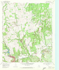 Download a high-resolution, GPS-compatible USGS topo map for Eskota, TX (1972 edition)