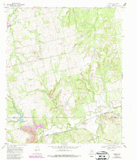 preview thumbnail of historical topo map of Fisher County, TX in 1969