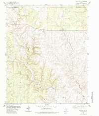 Download a high-resolution, GPS-compatible USGS topo map for Estelline NE, TX (1985 edition)