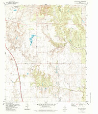 Download a high-resolution, GPS-compatible USGS topo map for Estelline NW, TX (1985 edition)