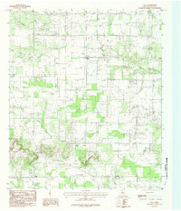 Download a high-resolution, GPS-compatible USGS topo map for Eula, TX (1984 edition)