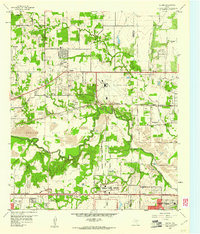 Download a high-resolution, GPS-compatible USGS topo map for Euless, TX (1960 edition)
