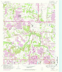 Download a high-resolution, GPS-compatible USGS topo map for Euless, TX (1981 edition)