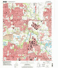 Download a high-resolution, GPS-compatible USGS topo map for Euless, TX (2002 edition)