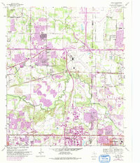 Download a high-resolution, GPS-compatible USGS topo map for Euless, TX (1992 edition)
