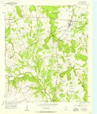 Download a high-resolution, GPS-compatible USGS topo map for Evant, TX (1957 edition)
