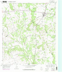 Download a high-resolution, GPS-compatible USGS topo map for Evant, TX (1979 edition)