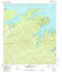 Download a high-resolution, GPS-compatible USGS topo map for Fairmount, TX (1985 edition)