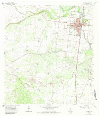 Download a high-resolution, GPS-compatible USGS topo map for Falfurrias, TX (1984 edition)