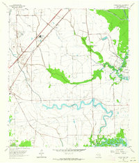 1962 Map of Fannett East, 1964 Print