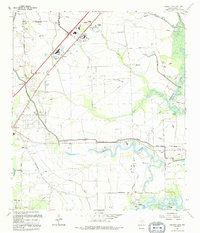 Download a high-resolution, GPS-compatible USGS topo map for Fannett East, TX (1994 edition)