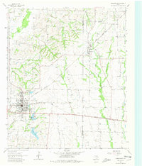 Download a high-resolution, GPS-compatible USGS topo map for Farmersville, TX (1980 edition)