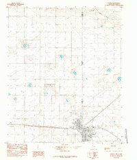 Download a high-resolution, GPS-compatible USGS topo map for Farwell, TX (1985 edition)