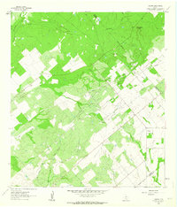 preview thumbnail of historical topo map of Atascosa County, TX in 1961