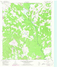 Download a high-resolution, GPS-compatible USGS topo map for Ferguson Crossing, TX (1980 edition)