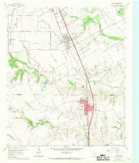 Download a high-resolution, GPS-compatible USGS topo map for Ferris, TX (1969 edition)