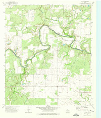 preview thumbnail of historical topo map of McCulloch County, TX in 1973