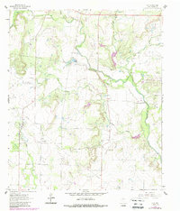 preview thumbnail of historical topo map of Coleman County, TX in 1964