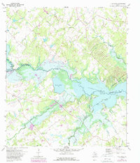 Download a high-resolution, GPS-compatible USGS topo map for Flag Pond, TX (1989 edition)