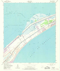 preview thumbnail of historical topo map of Galveston County, TX in 1954