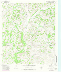 Download a high-resolution, GPS-compatible USGS topo map for Flat Rock Draw SW, TX (1982 edition)