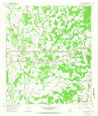 Download a high-resolution, GPS-compatible USGS topo map for Flatonia NW, TX (1967 edition)