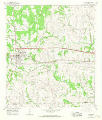 Download a high-resolution, GPS-compatible USGS topo map for Flatonia, TX (1967 edition)