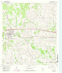Download a high-resolution, GPS-compatible USGS topo map for Flatonia, TX (1982 edition)