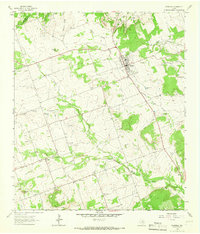 Download a high-resolution, GPS-compatible USGS topo map for Florence, TX (1966 edition)